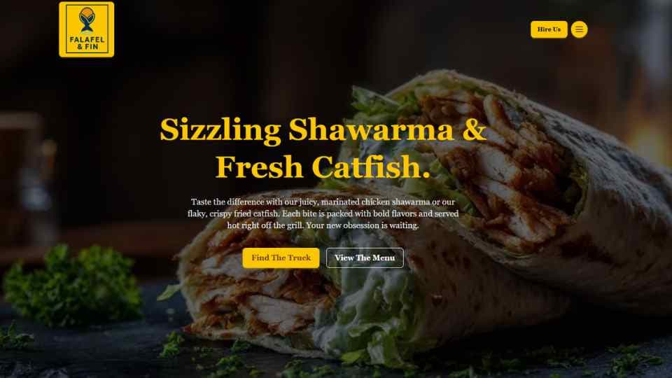 Falafel & Fin website